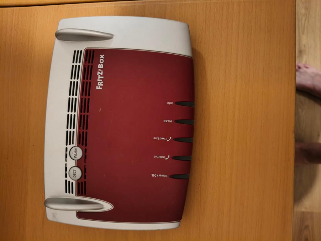 Fritz!Box Fon WLAN 7390 Router met modem, Computers en Software, Routers en Modems, Ophalen of Verzenden, Gebruikt, Router met modem