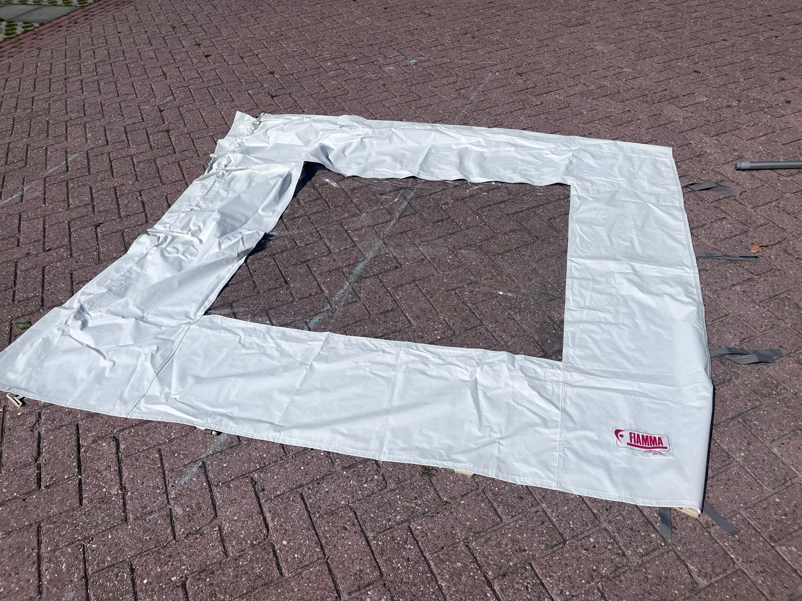 Fiamma zijwand met spanstang voor zakluifel, Ophalen of Verzenden, Gebruikt