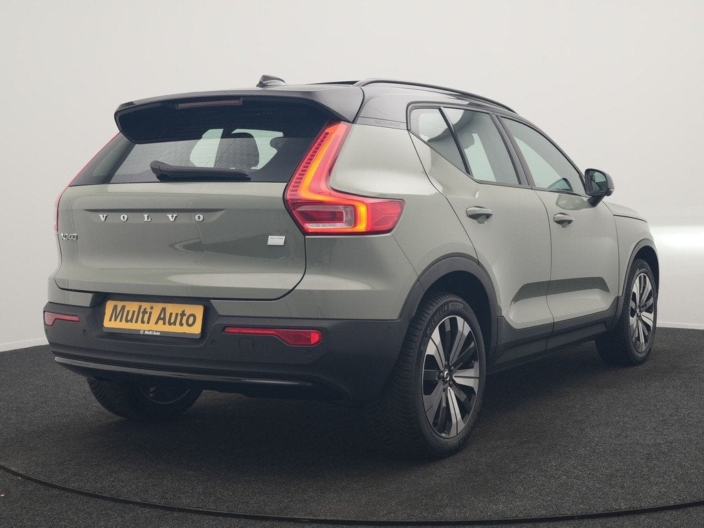 Volvo XC40 Ultimate Recharge Pure 69kWh 231pk Dealer O.H. |, Auto's, Volvo, Stof, Gebruikt, Zwart, 231 pk