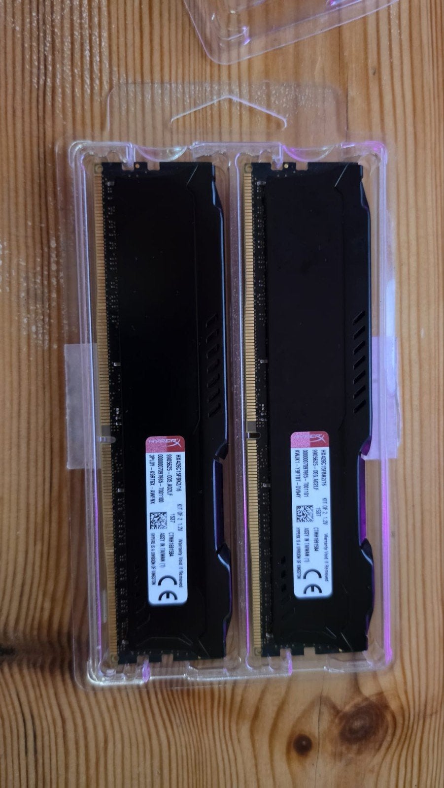 Kingston HyperX Fury 16GB DDR4 2666MHz RAM (2x8GB), DDR4, Ophalen of Verzenden, Zo goed als nieuw, Desktop
