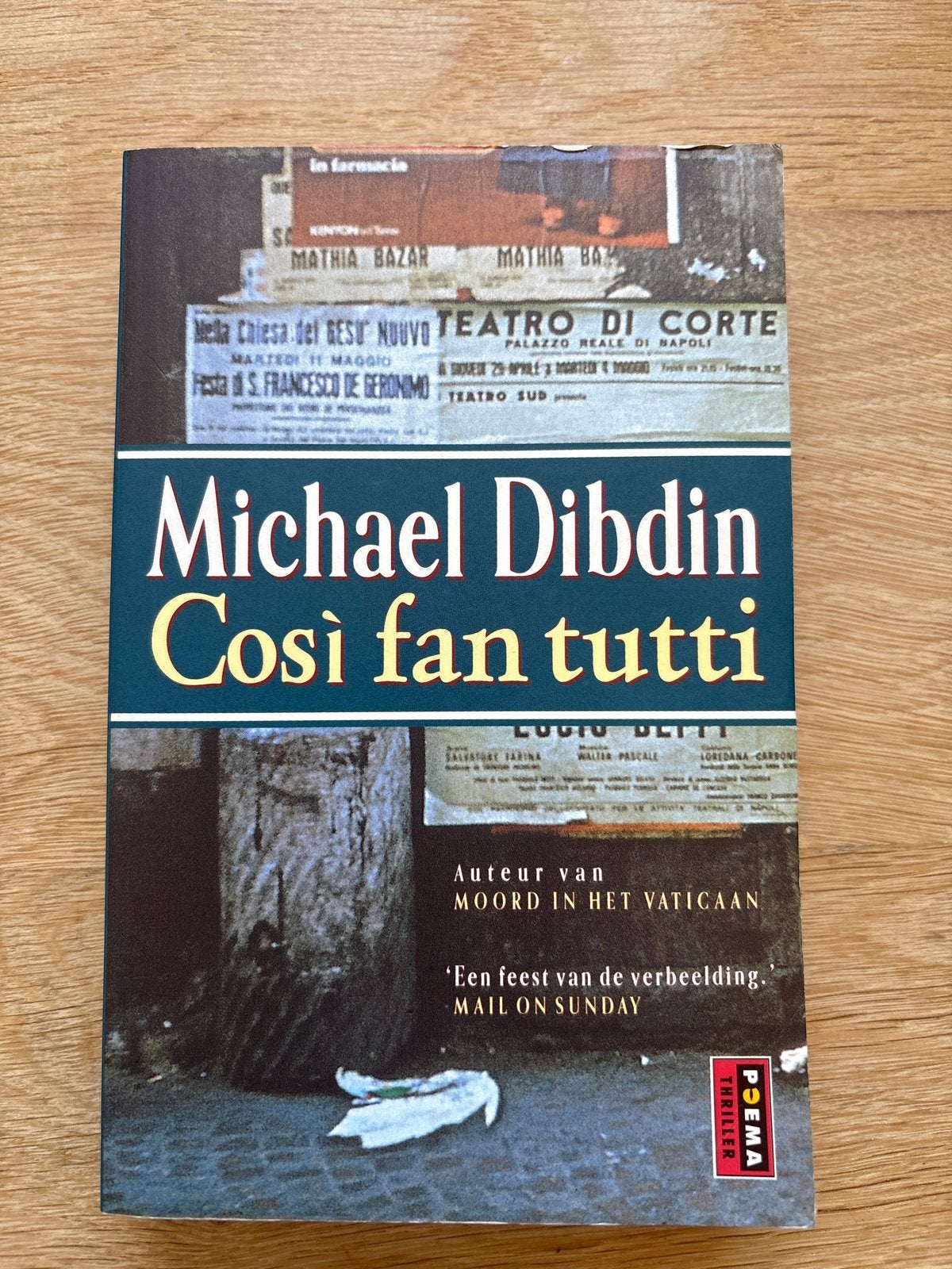 M. Dibdin - Cosi fan tutti, Boeken, Europa overig, Ophalen of Verzenden, Zo goed als nieuw, M. Dibdin