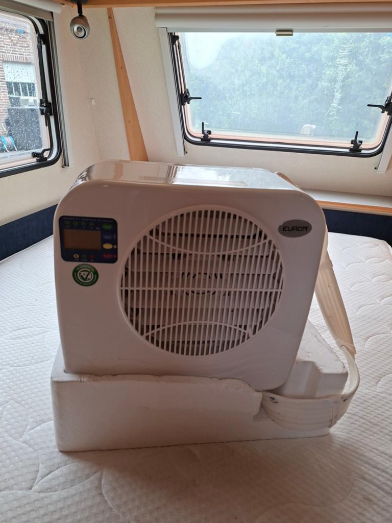 Eurom Mobiele split Airco voor Caravan/Camper, Witgoed en Apparatuur, Minder dan 60 m³, 3 snelheden of meer, Ophalen of Verzenden