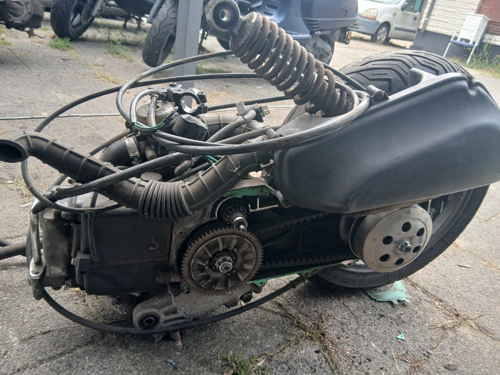 diverse motorische gy6 4t kymco 12 inch onderdelen, Ophalen of Verzenden, Gebruikt, Overige typen, Kymco