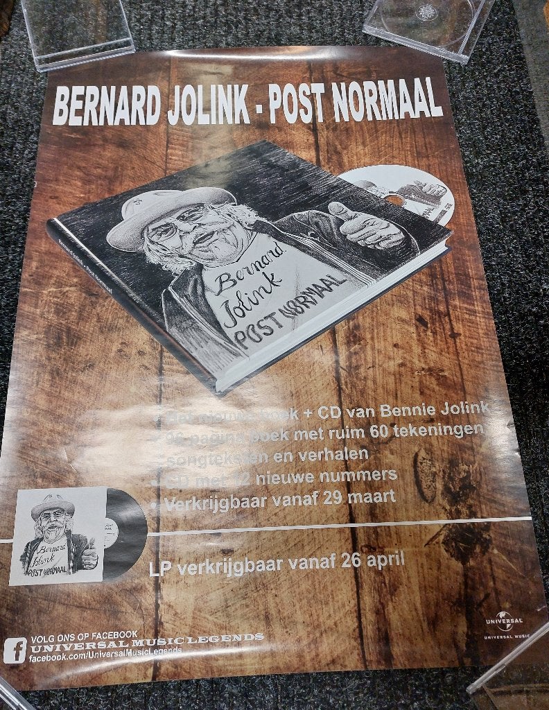 Bennie Jolink PROMO POSTER NORMAAL 2019, Bernard Jolink, Ophalen of Verzenden, NvT, Poster, Artwork of Schilderij