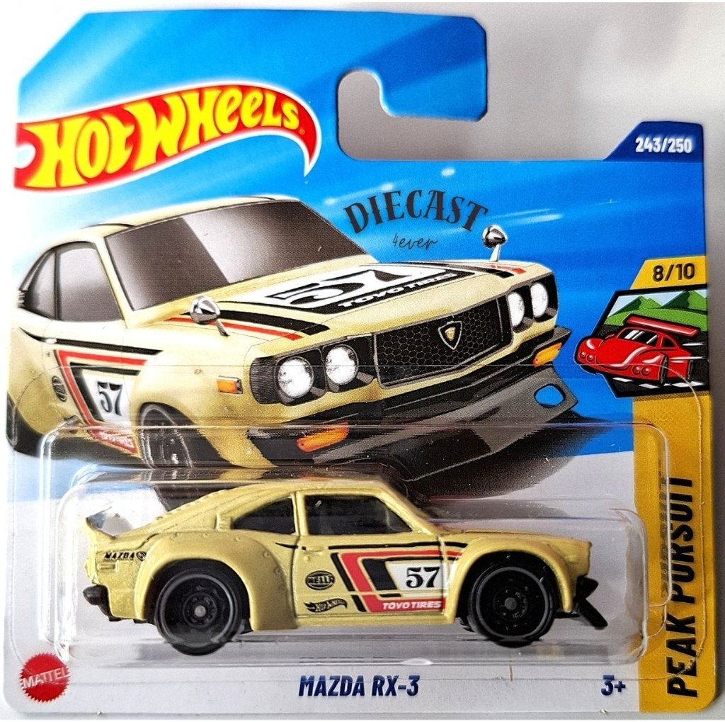 Hot Wheels Mazda RX-3, yellow, Ophalen, Nieuw, Auto