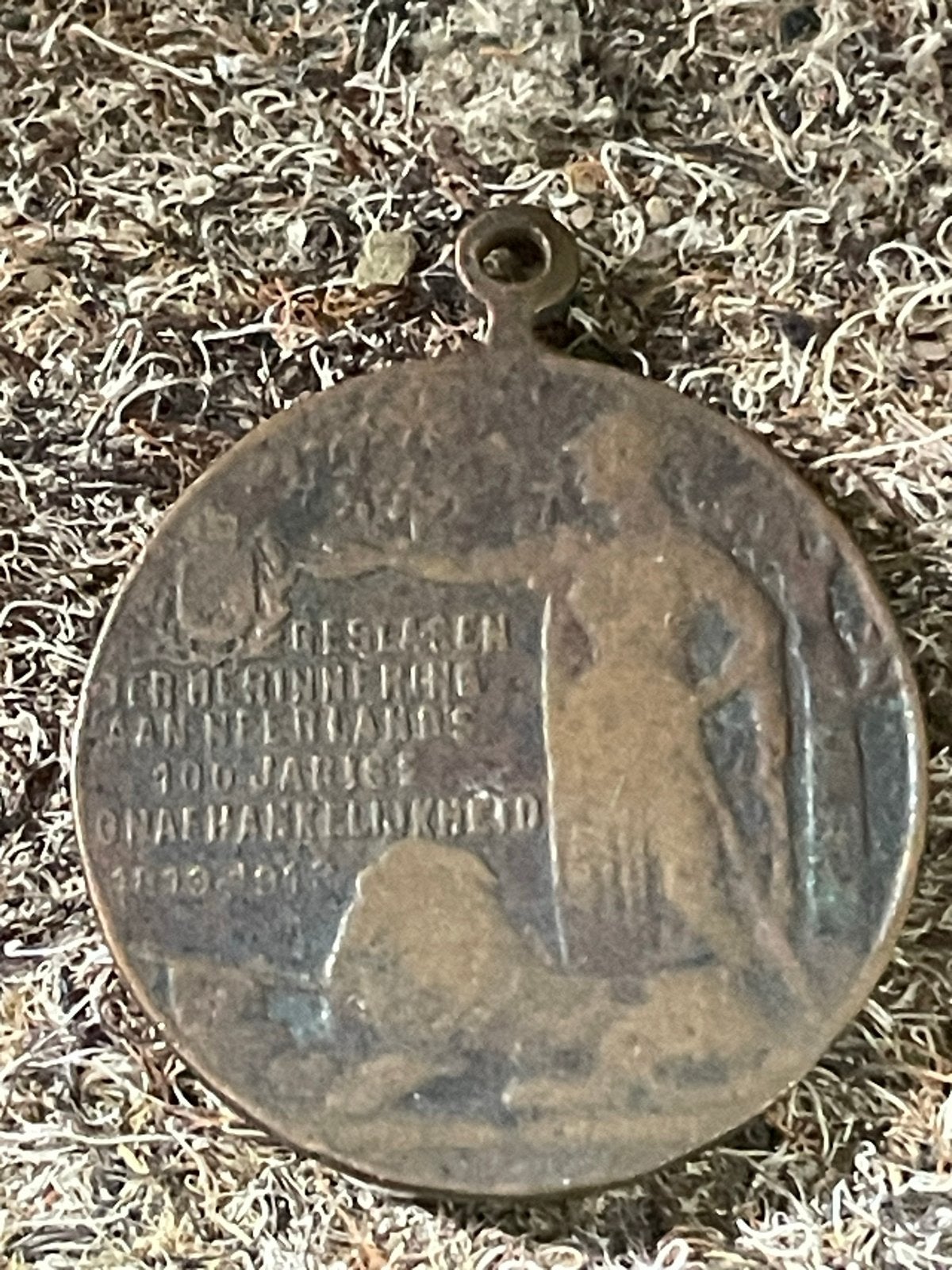 Historische medaille 100 jaar onafhankelijkheid 1813-1913, Ophalen of Verzenden, Brons, Nederland