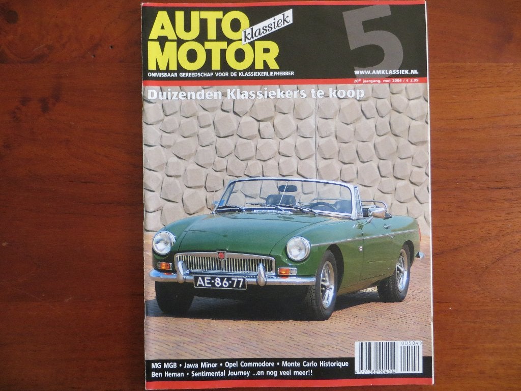 Auto Motor Klassiek 5 2004 MG MGB, Jawa Minor, Zwakman BMW, Ophalen of Verzenden, Zo goed als nieuw, BMW