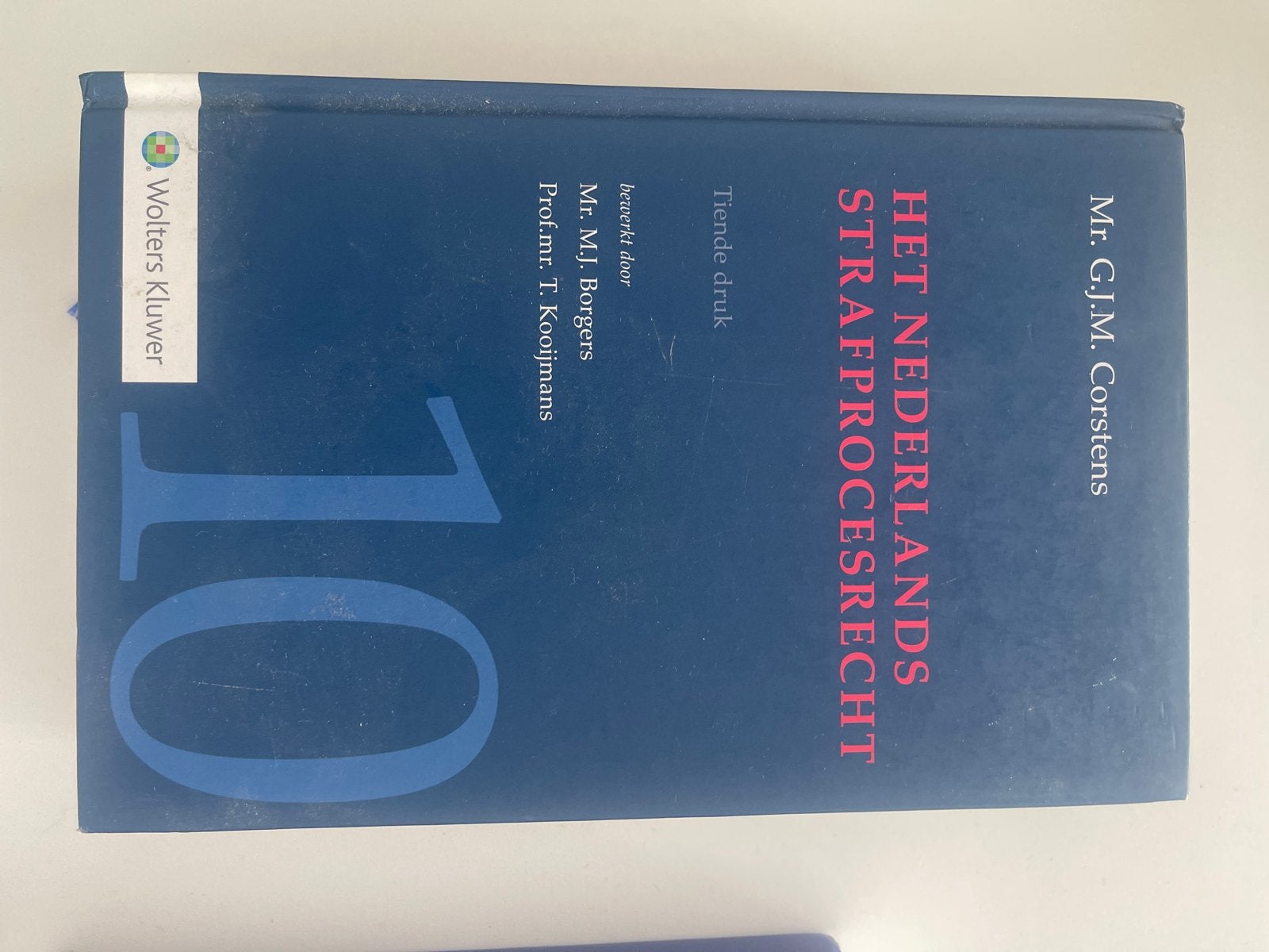 Het Nederlands Strafprocesrecht - 10e druk, Ophalen of Verzenden, Gamma, Zo goed als nieuw, WO