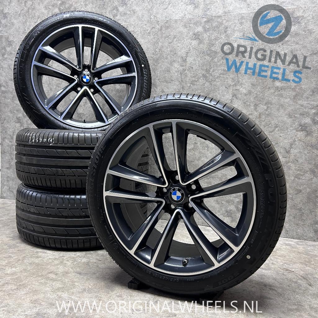 19 inch originele velgen + zomerbanden BMW 6 7 serie 630, Auto-onderdelen, Banden en Velgen, 19 inch, Banden en Velgen, Ophalen of Verzenden