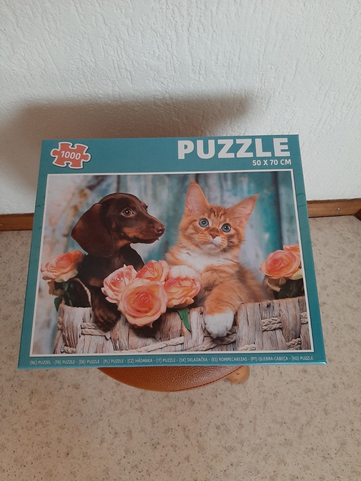 Legpuzzel 1000 stukjes....., Ophalen, 500 t/m 1500 stukjes, Zo goed als nieuw