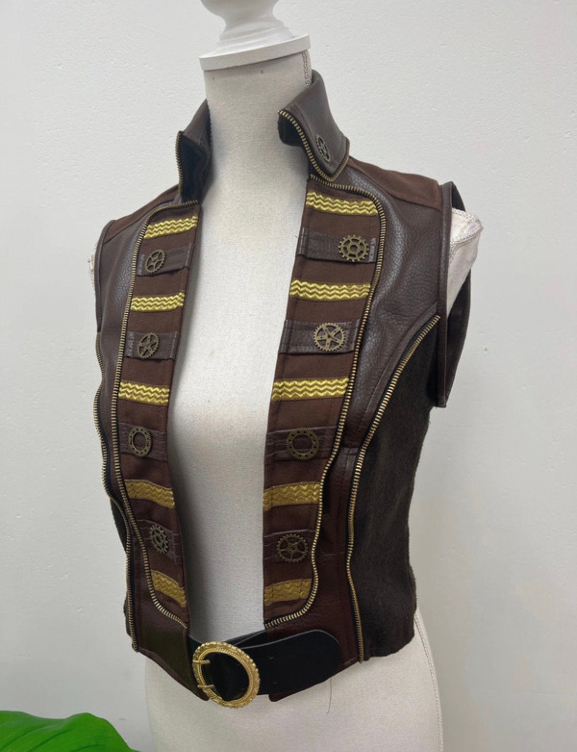 Steampunk dames jasje bruin s, m, xl, xxl, Kleding | Dames, Ophalen of Verzenden, Nieuw, Overige thema's, Kleding