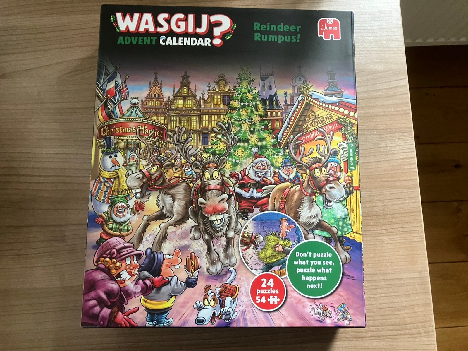 Wasgij advent 2025: rendier ravage, Ophalen of Verzenden, Minder dan 500 stukjes, Zo goed als nieuw
