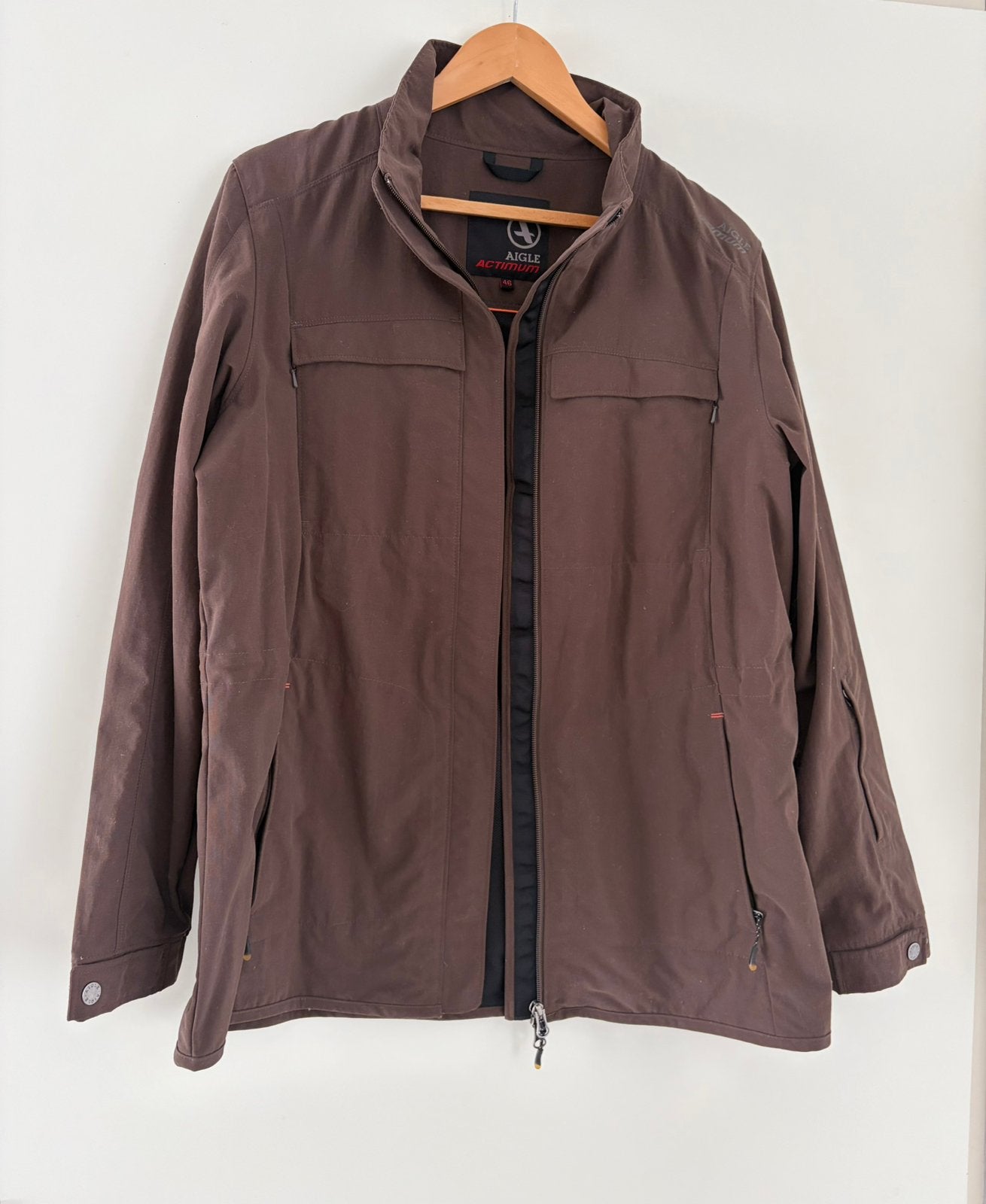Aigle, outdoor jacket, bruin, maat 44/46, nieuw, Kleding | Dames, Ophalen of Verzenden, Zo goed als nieuw, Maat 42/44 (L), Bruin
