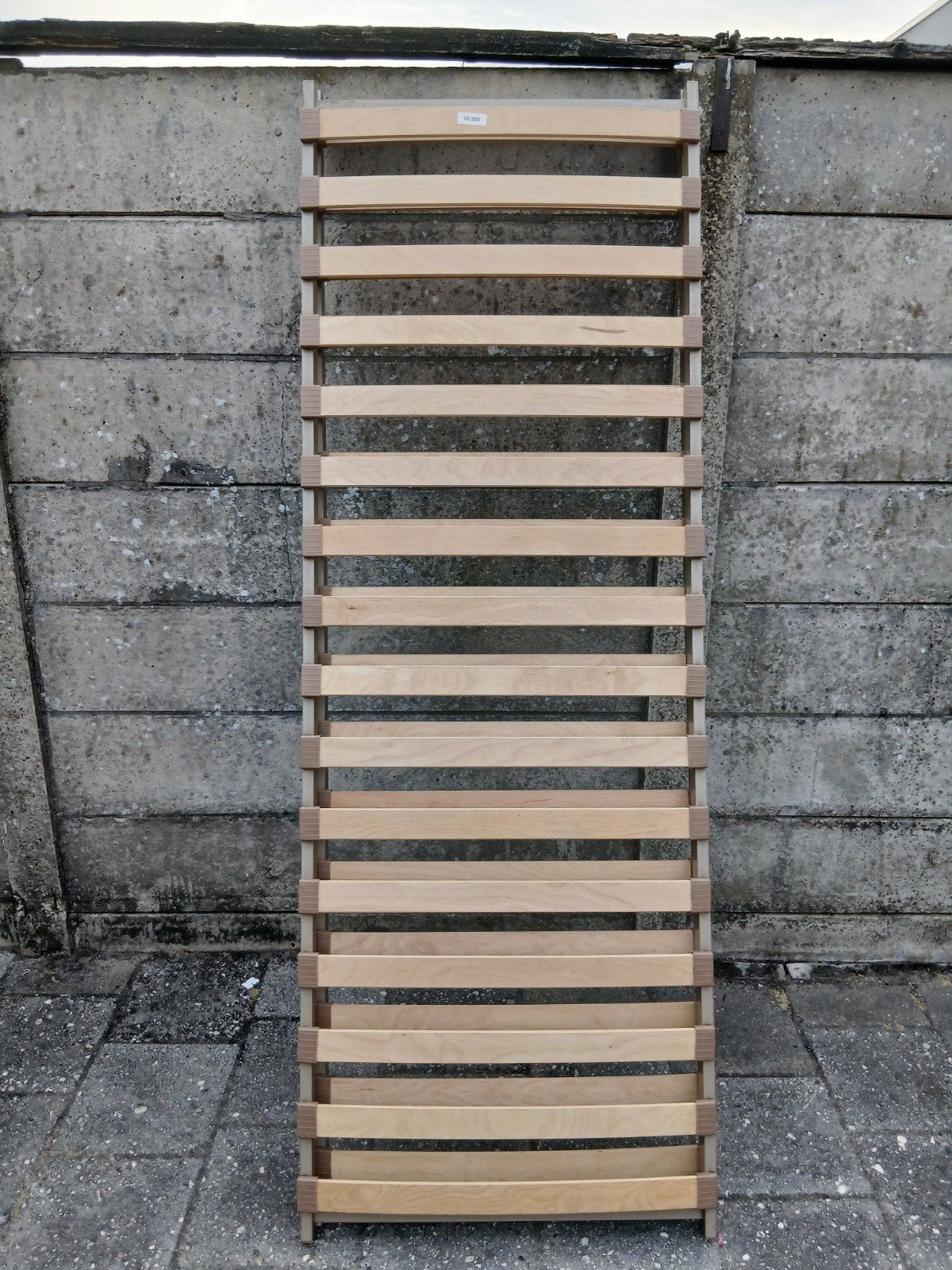 Lattenbodem 70x200 cm - zo goes als nieuw, Ophalen of Verzenden, Zo goed als nieuw, Bedbodem, 200 cm