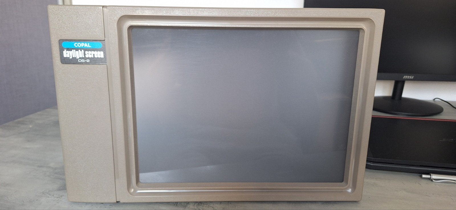 Copel Daylight Screen DS-2 voor films, dia's en filmstrips, Audio, Tv en Foto, Diaprojectors, Ophalen of Verzenden, Gebruikt, Met scherm