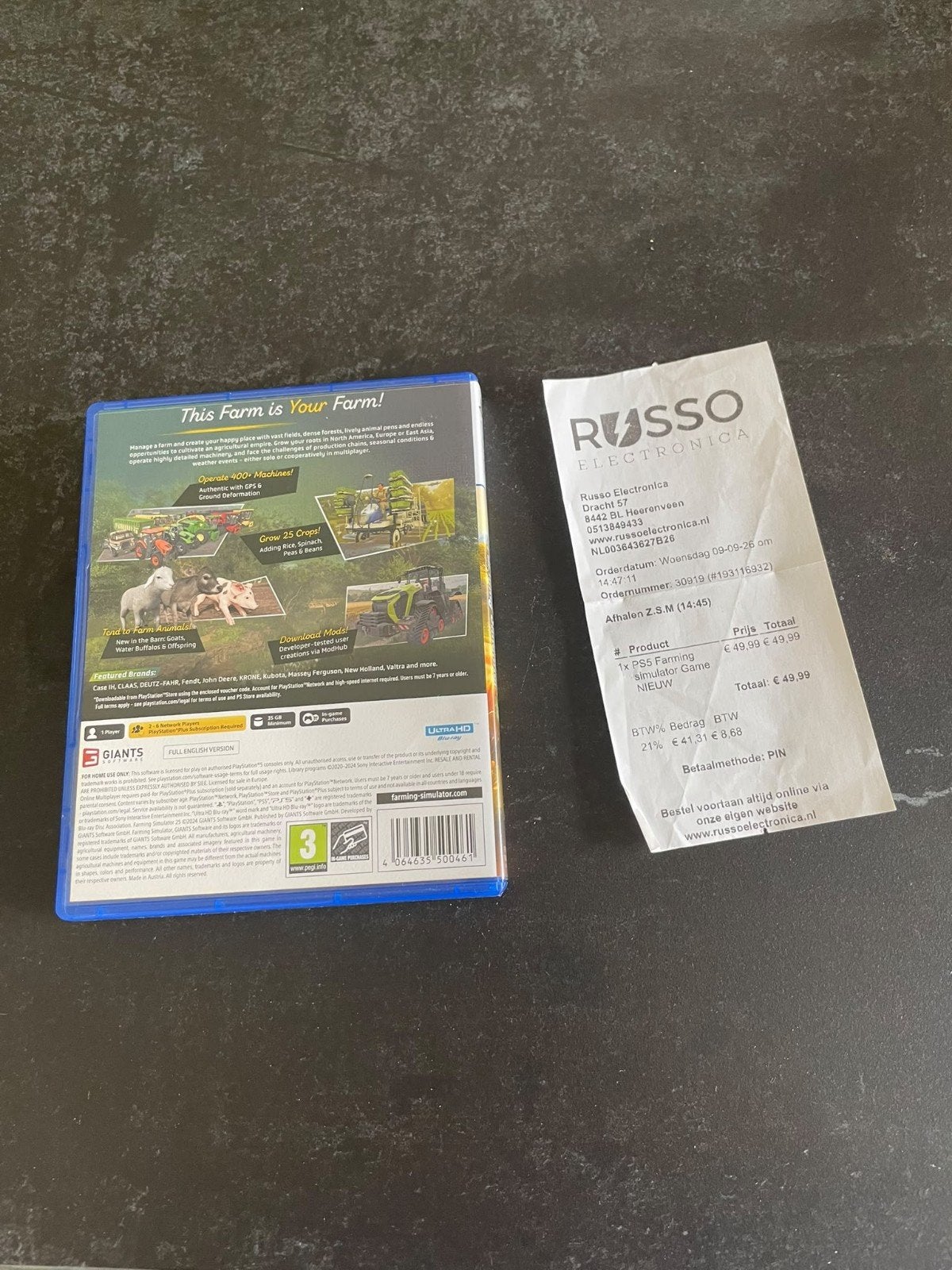 Farming Simulator 25 PS5 - Nieuw (fysieke disc), Ophalen of Verzenden, Nieuw, Simulatie, Vanaf 3 jaar