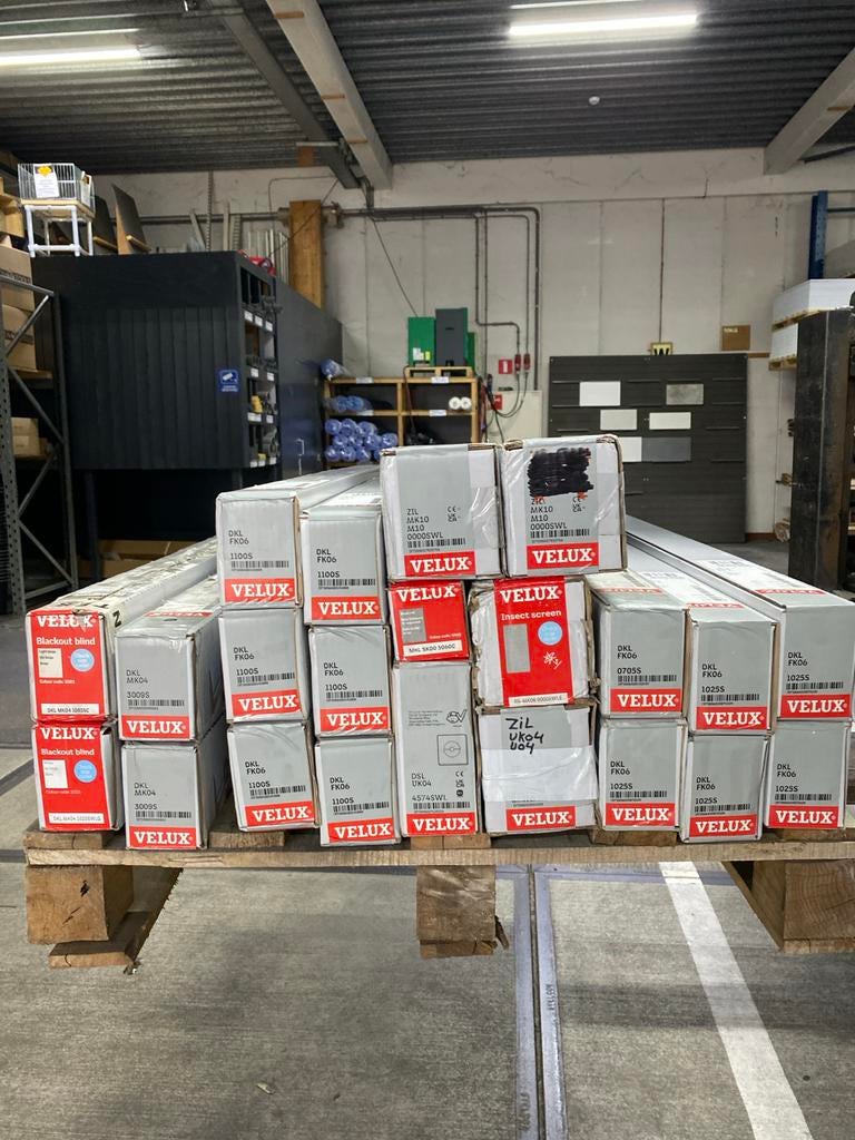 Diverse Velux raamdecoratie en insectenhorren, Ophalen, Kunststof, 80 tot 100 cm, Overige typen
