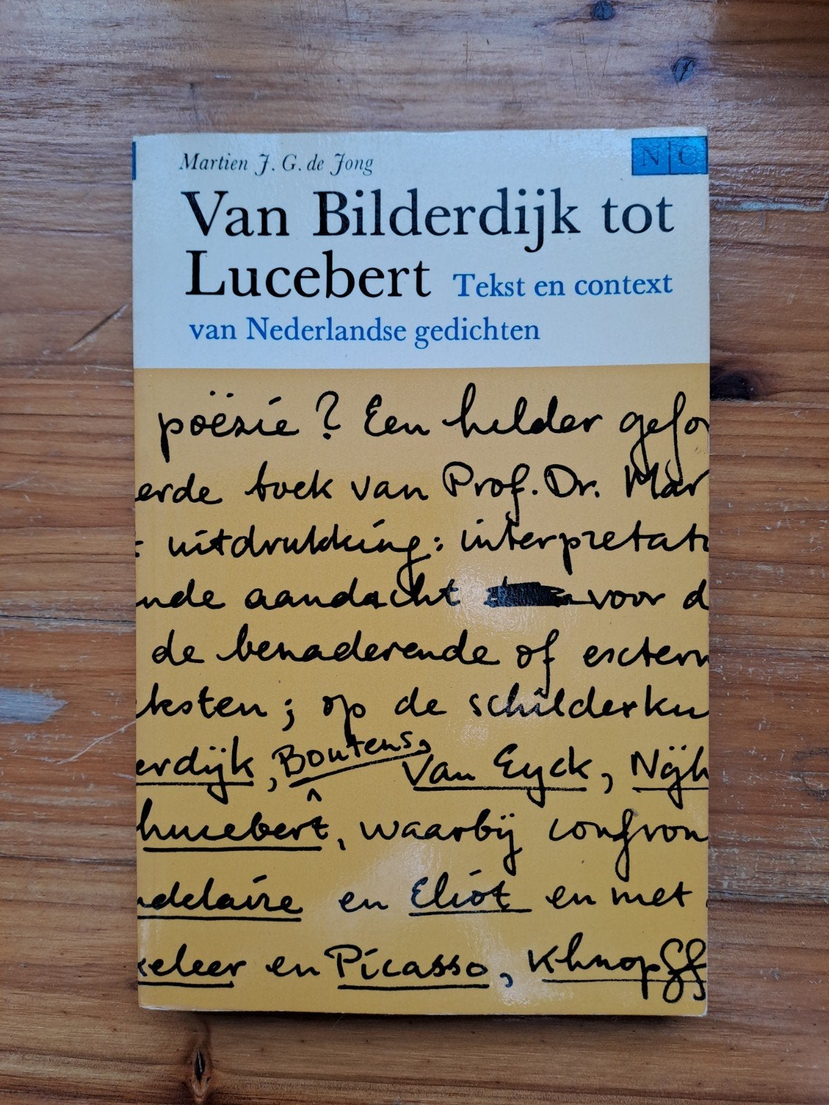 Van Bilderdijk tot Lucebert - Martien J.G. de Jong, Ophalen of Verzenden, Gelezen, Martien J.G. de Jong, Eén auteur