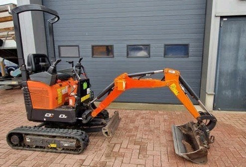 Doosan DX 10 z, Ophalen, Graafmachine