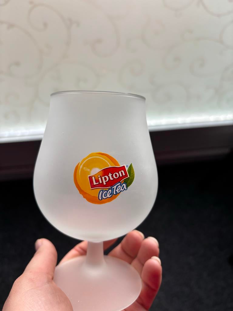 Lipton Ice Tea Glas - Matglazen Beker, Glas of Glazen, Ophalen of Verzenden, Overige stijlen, Glas