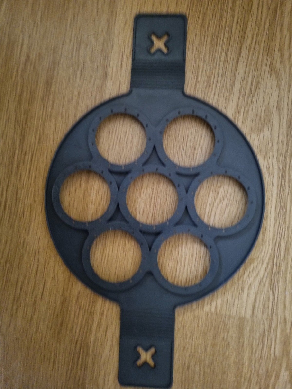 Poffertjespan / Poffertjesvorm, Ophalen of Verzenden, Zwart, Overige merken, Rubber/elastomeren