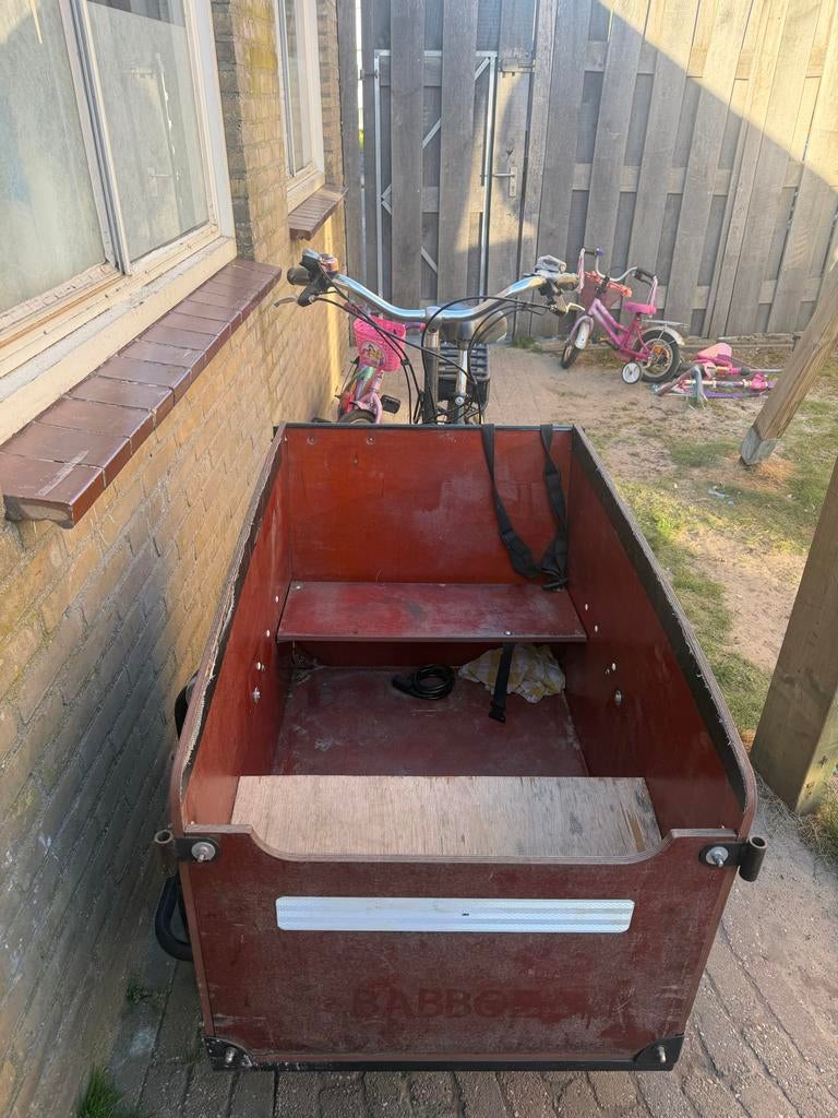 Babboe Big Bakfiets - Ruime en Stevige Familiebakfiets, Gebruikt, 3 kinderen, Velgrem, Elektrisch