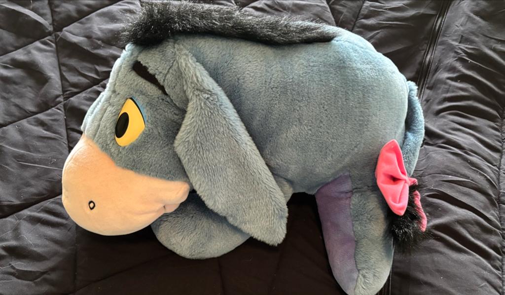 Verzwaringsknuffel Eeyore van Winnie de Poeh, Disney, Overige typen, Blauw, Ophalen of Verzenden
