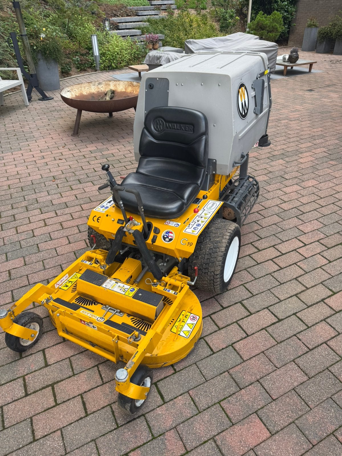 Walker C19 GHS – 36” maaidek – 287 uur – H10 werktuigdrager, Tuin en Terras, Ophalen, Zo goed als nieuw, Mulchfunctie, 90 tot 120 cm