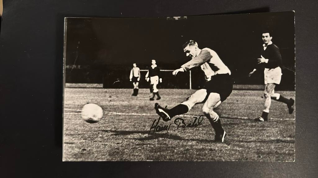 HARRY BILD Feyenoord Rotterdam Kaart gedrukte handtekening, Verzamelen, Verzenden, Gebruikt, Feyenoord, Spelerskaart