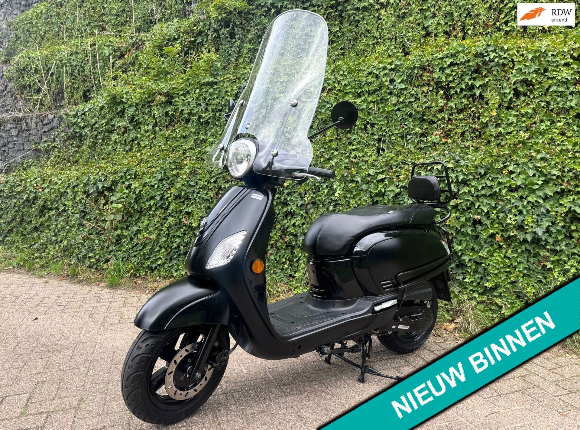 SYM Fiddle 3 E4 662 km Mat Zwart Full Opties BETAAL met in3, Fietsen en Brommers, Scooters | SYM, 49 cc, S, Benzine, Fiddle