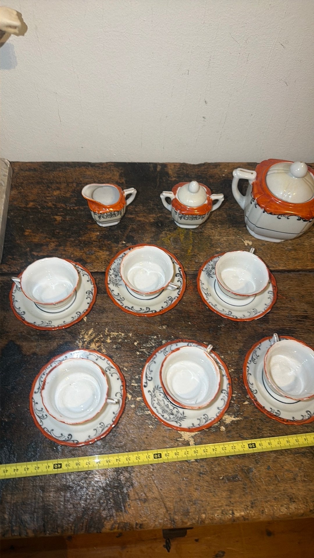 Foto 9 van Compleet art deco kinderen theeservies