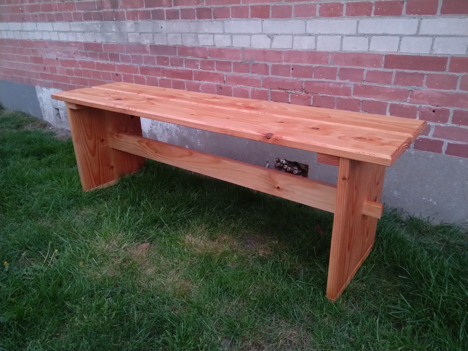Handgemaakt Douglas Houten Bankje - 150x45x50 cm, Ophalen, Nieuw, Hout