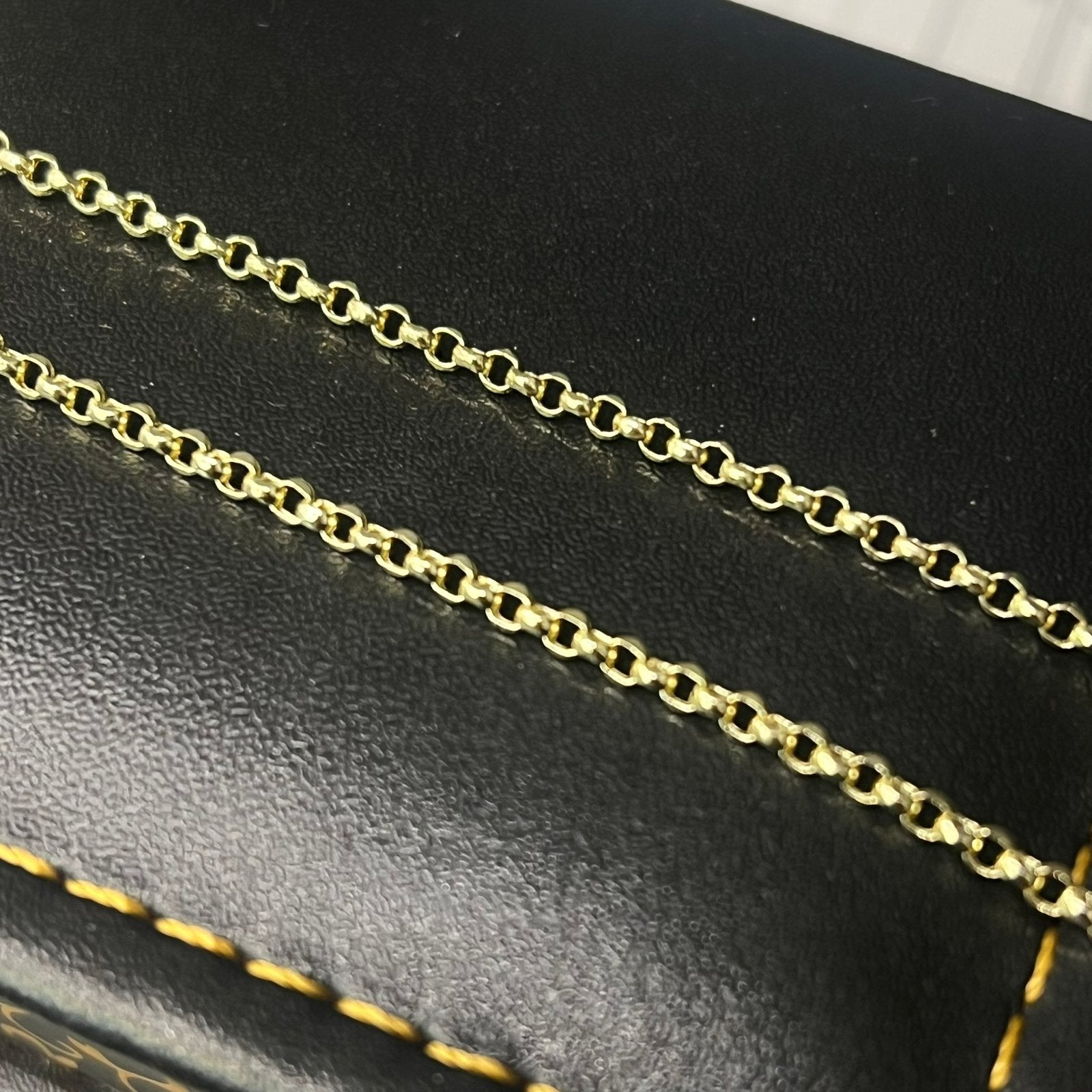 14k gouden ketting jasseron schakel, Ophalen of Verzenden, Nieuw, Goud