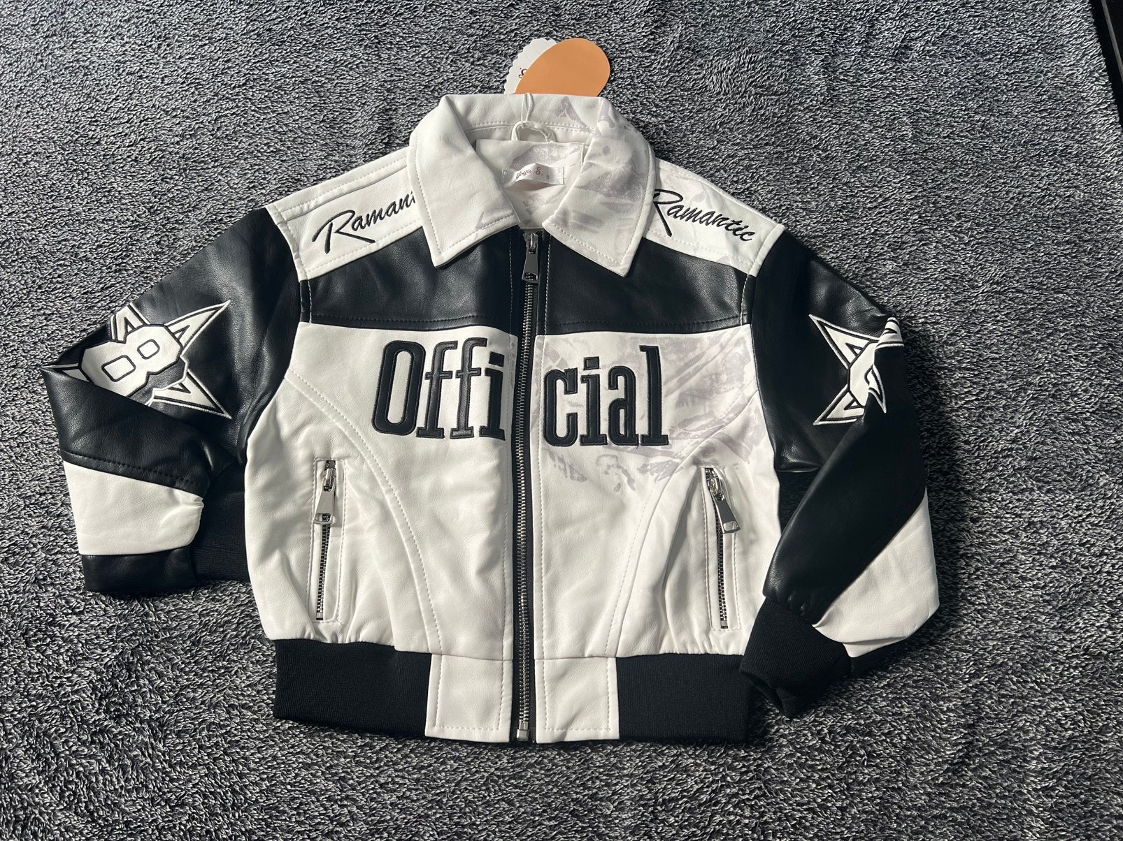 Maat 116 stoer meisjes jasje / leer jasje / voorjaars jasje, Ophalen of Verzenden, Nieuw, Meisje, Jas