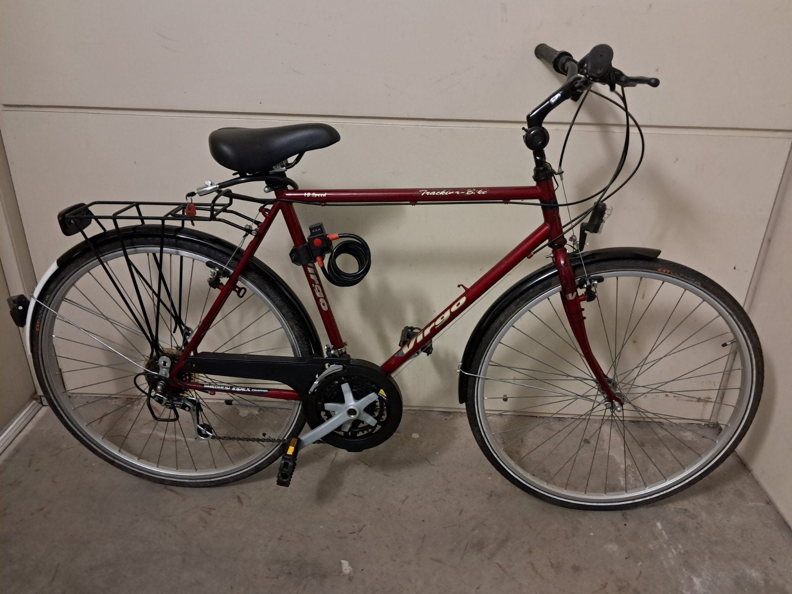TRACKING BIKE  HERENFIETS 56CM, Versnellingen, Zo goed als nieuw, 53 tot 57 cm, Ophalen