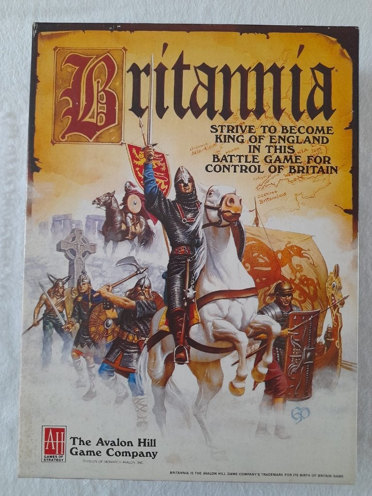 Britannia 2e editie, Vijf spelers of meer, Ophalen of Verzenden, Gebruikt, Avalon Hill