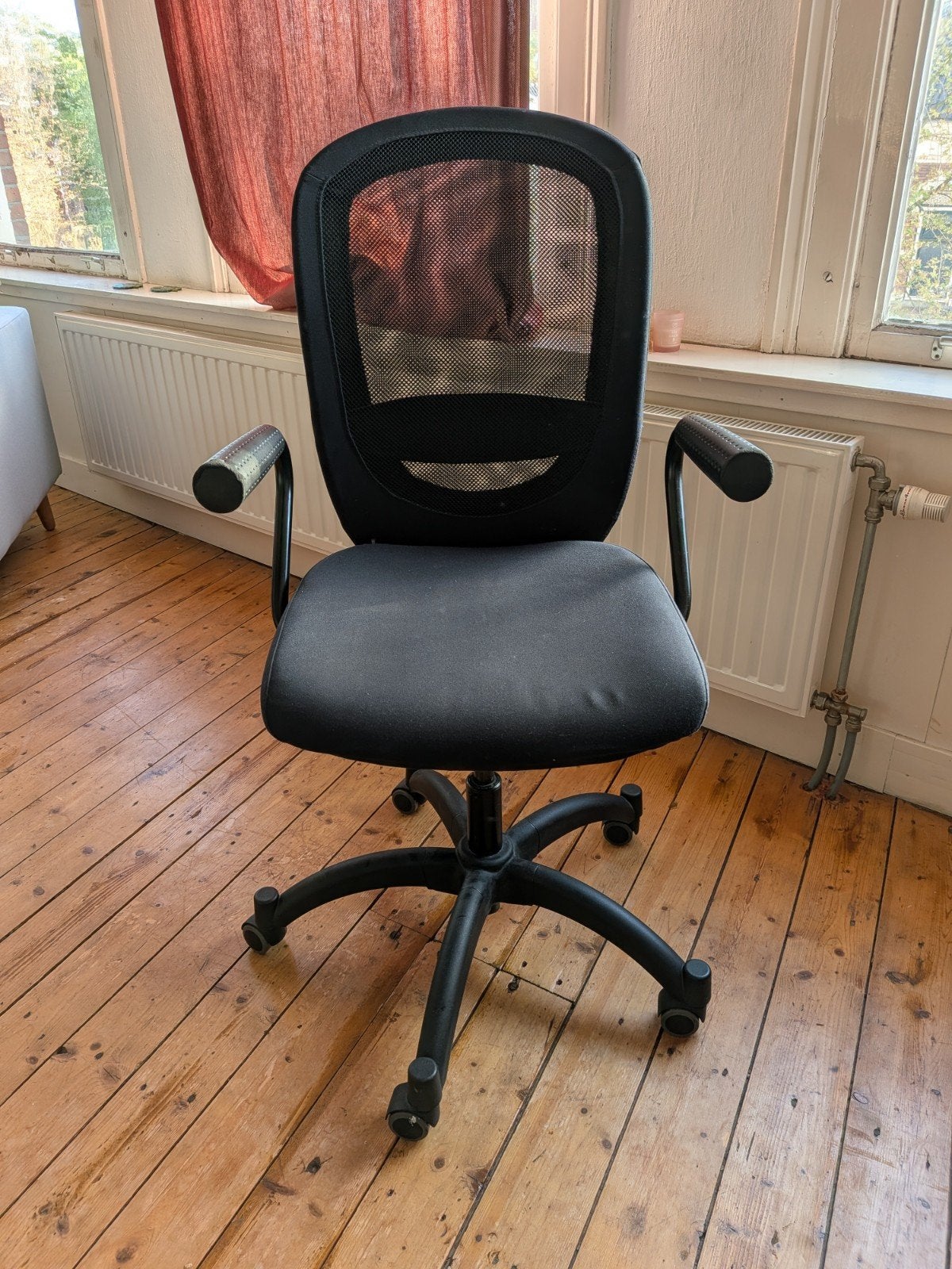 ikea vilgot office chair bureaustoel zwart, Ophalen, Gebruikt, Zwart, Bureaustoel