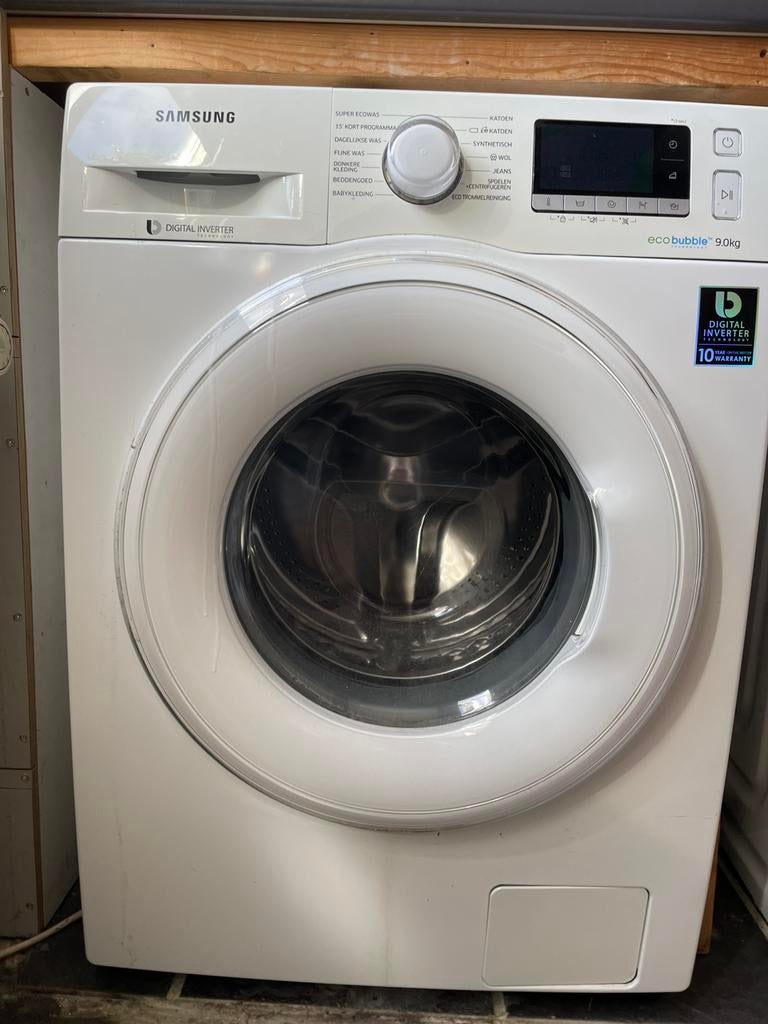 Samsung wasmachine  9 kg, Ophalen, 1200 tot 1600 toeren, Gebruikt, 8 tot 10 kg