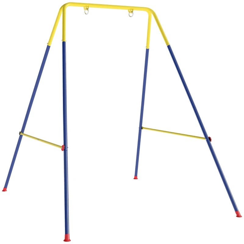 AIYAPLAY Inklapbaar Schommelrek A-frame Blauw 9m-8j, Kinderen en Baby's, Speelgoed | Buiten | Speeltoestellen, Ophalen, Nieuw