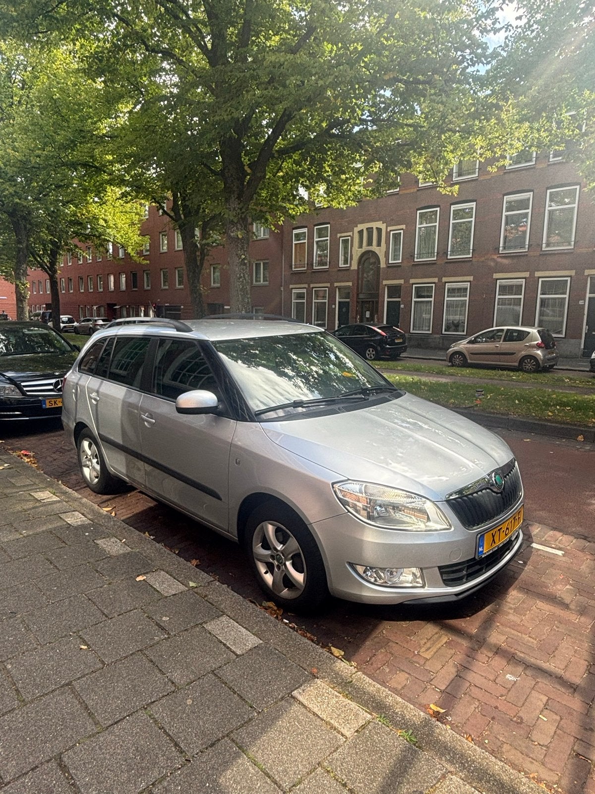 Skoda Fabia 1.2 TSI 63KW Combi 2012 Grijs, Auto's, Voorwielaandrijving, 40 €/maand, 4 cilinders, 1036 kg