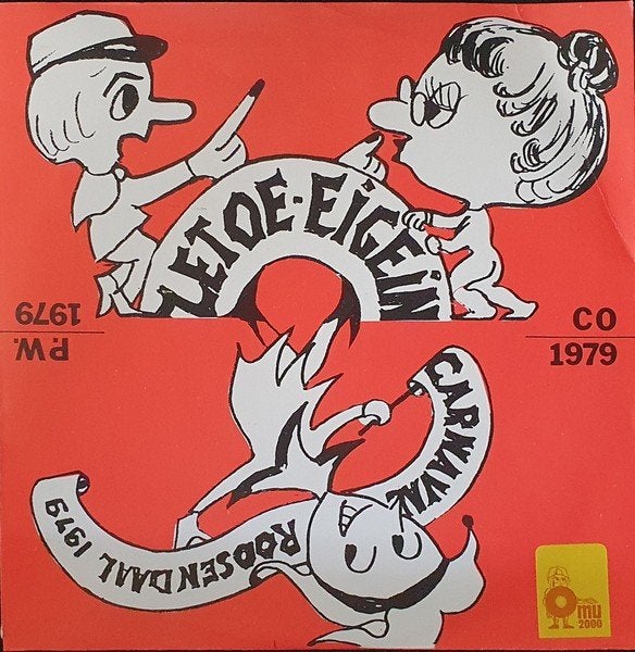 Karnaval Roosendaal - Tullepetaone koor – Zet Oe Eige In, Gebruikt, 7 inch, Ophalen of Verzenden, Fotohoes