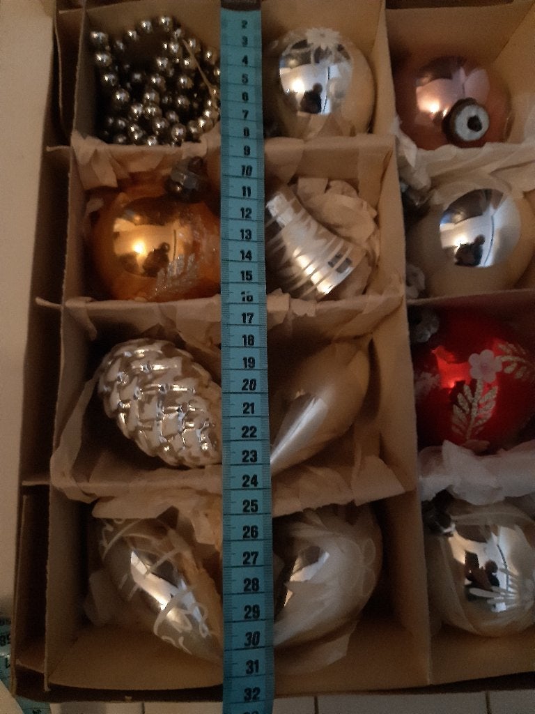 Oude kerstballen, Diversen, Kerst, Ophalen of Verzenden, Zo goed als nieuw