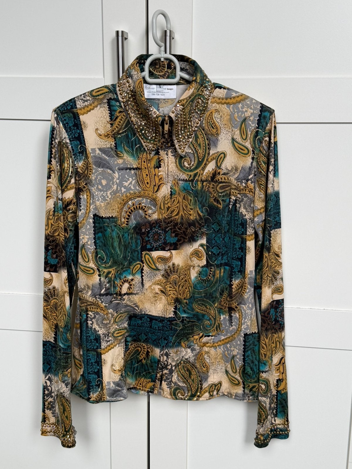 Western showblouse maat S, Ophalen of Verzenden, Gebruikt, S, Bovenkleding