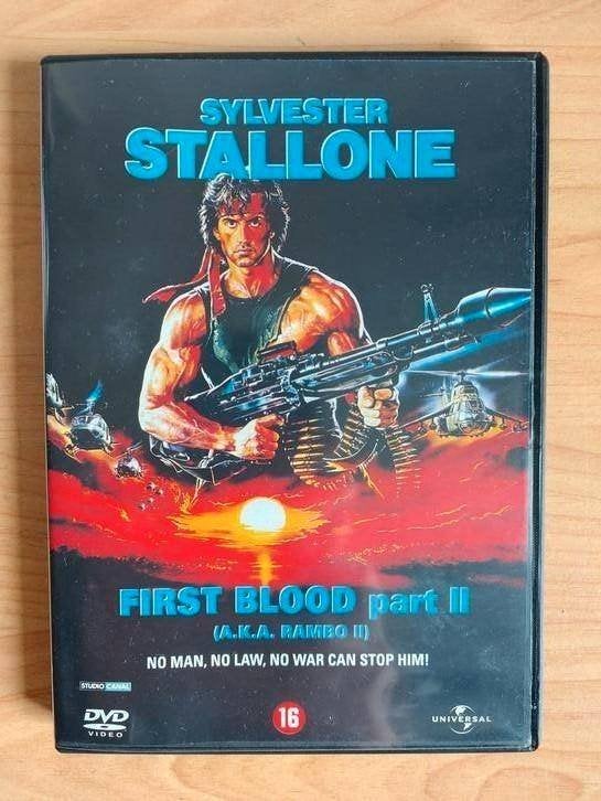 Rambo II : First Blood Part II - 1985 Stallone, Alle leeftijden, Ophalen of Verzenden, Zo goed als nieuw