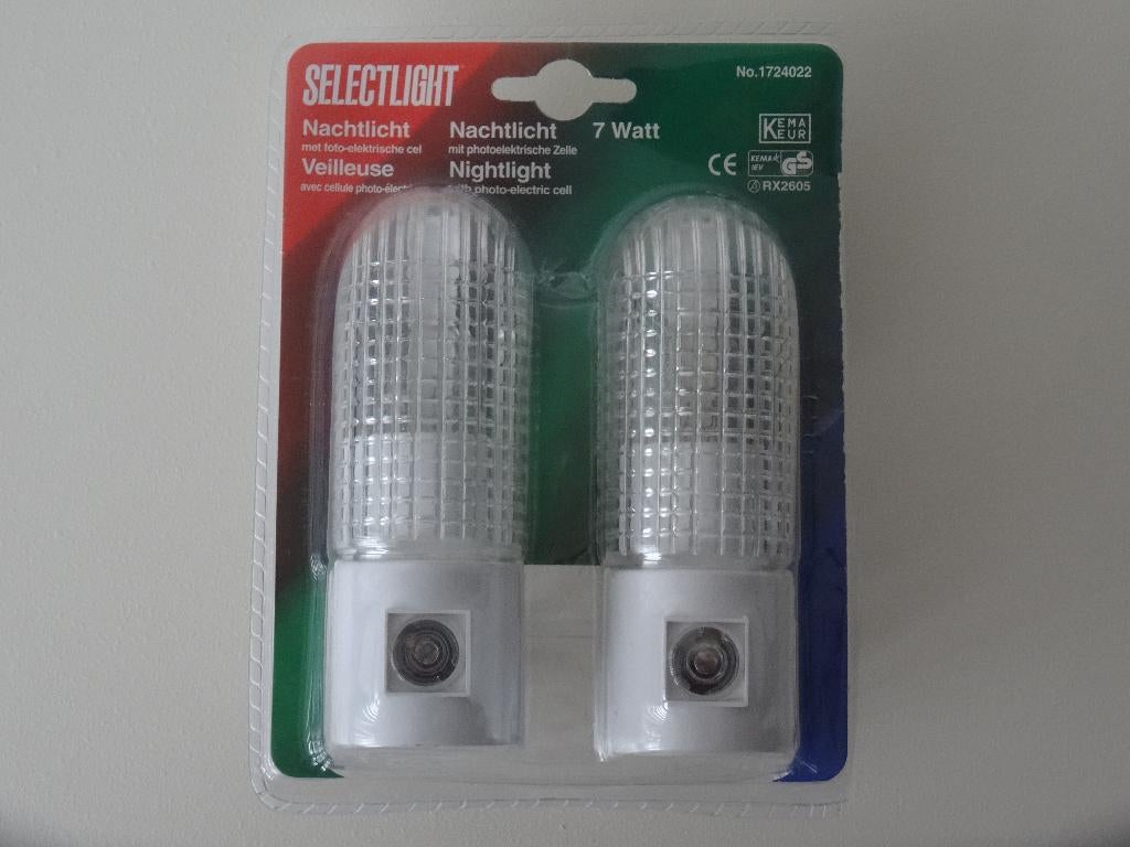2 Selectlight nachtlampjes dag-nacht sensor nw in verpakking, Ophalen of Verzenden, Nieuw