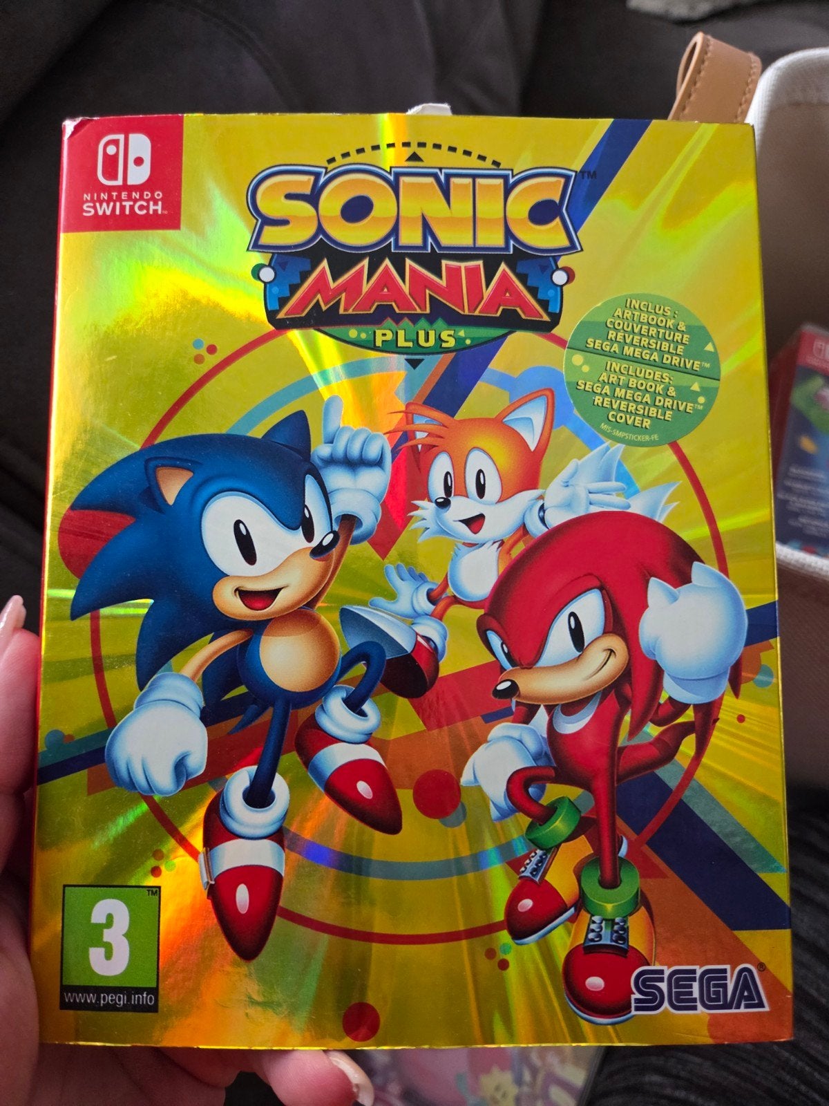 Sonic Mania Plus Nintendo Switch Game, Ophalen, Zo goed als nieuw, Switch Original, Met games