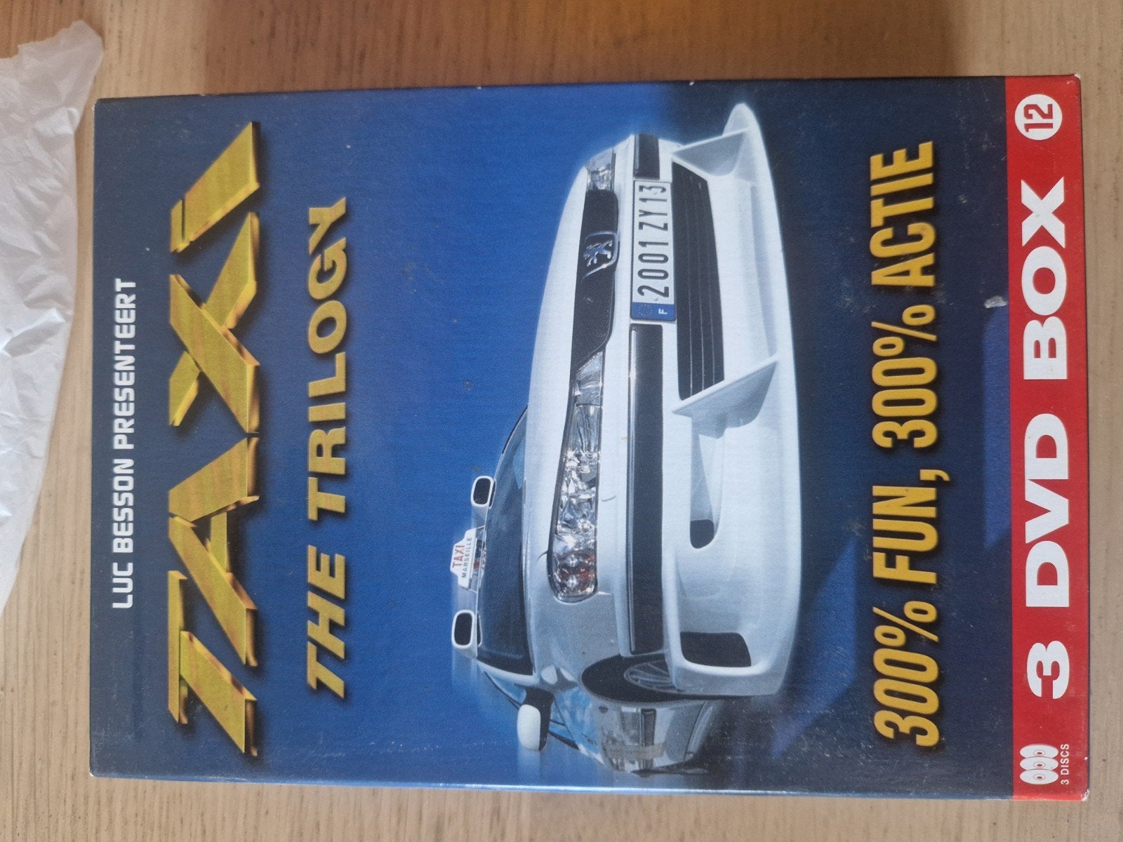 Taxi: The Trilogy - 3 DVD Boxset (Luc Besson), Cd's en Dvd's, Gebruikt, Actie, Ophalen of Verzenden, Vanaf 12 jaar