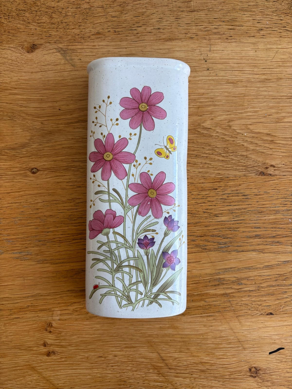 Keramische Luchtbevochtiger voor Verwarming met Bloemen, Ophalen of Verzenden, Gebruikt, Meerkleurig, Steen/keramiek