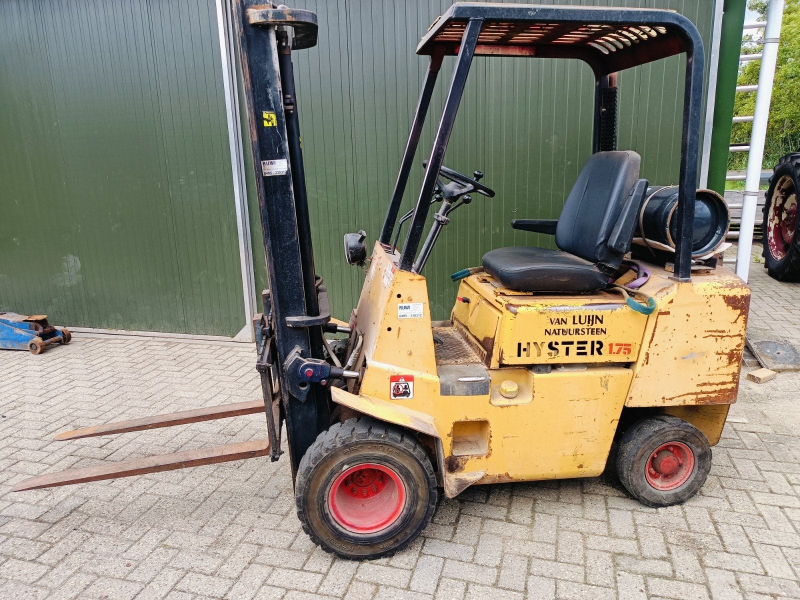 heftruck hyster. 1,5 ton, 1000 tot 2000 kg, Ophalen, LPG, Heftruck