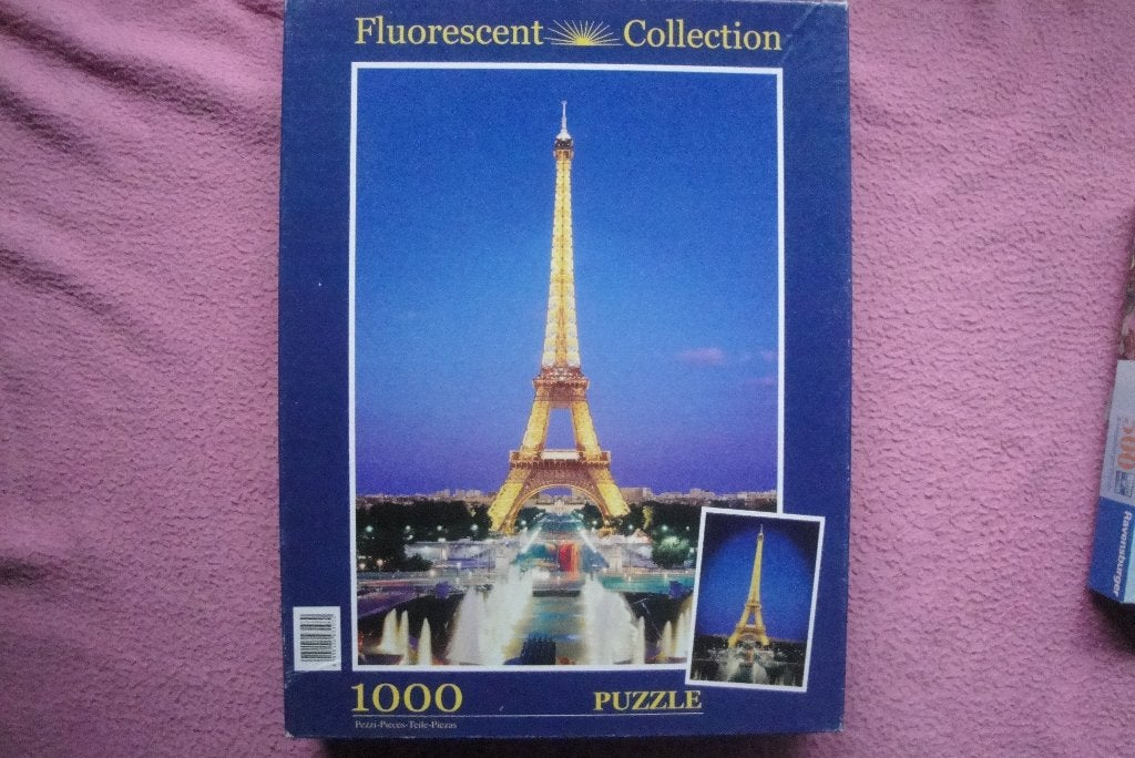 CLEMENTONI FLUORESCENT COLLECTION PUZZLE 1.000st. 3,50euro, Ophalen of Verzenden, 500 t/m 1500 stukjes, Zo goed als nieuw
